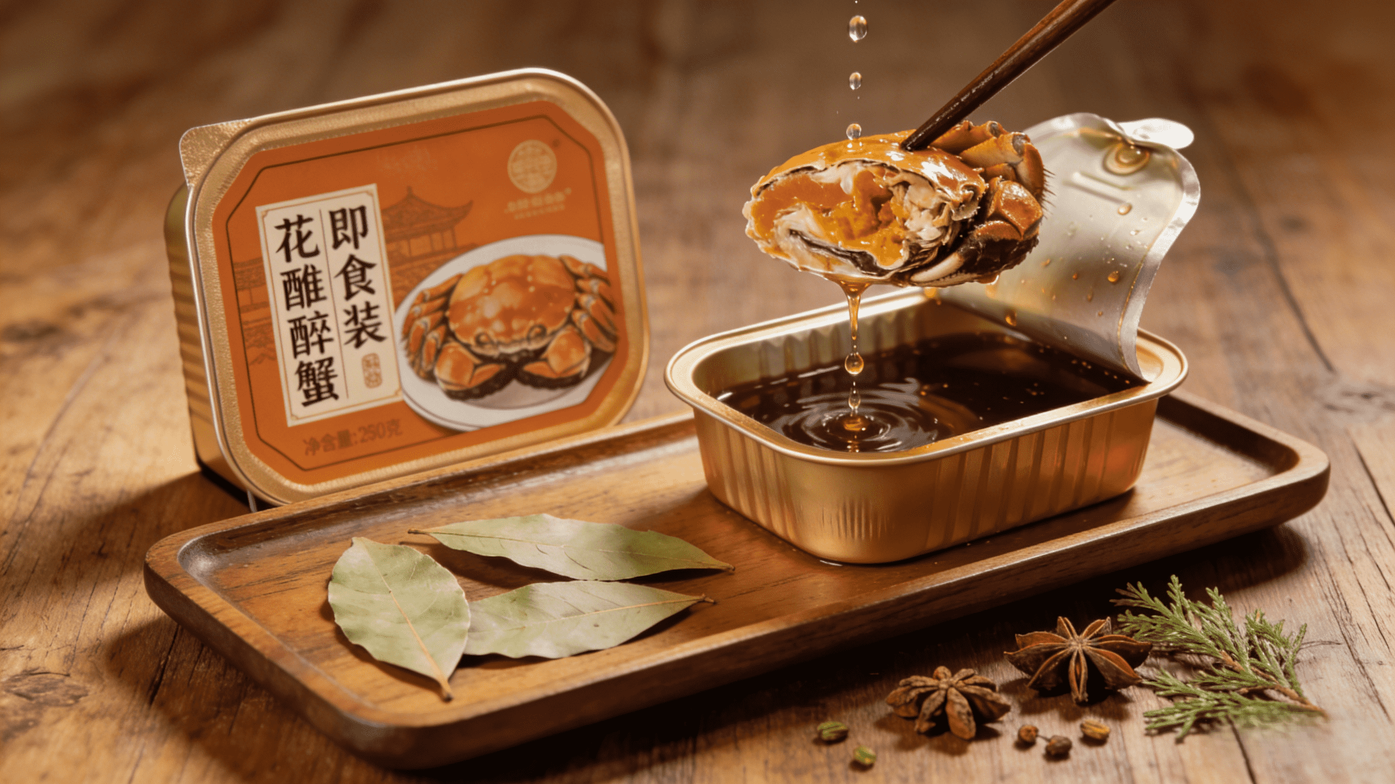 花雕醉蟹